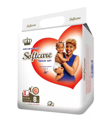 Softcare Premium Soft (CP Large, 8 Pcs) x 10